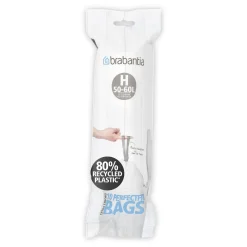 Brabantia Perfectfit Afvalzak Met Trekbandsluiting Code H 50-60L 10 Stuks/Rol Recycled|Brico Sale