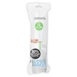 Brabantia Perfectfit Afvalzak Met Trekbandsluiting Code G 23-30L 20 Stuks/Rol Recycled|Brico Hot