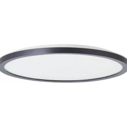 Brilliant Plafondlamp Brennan Zwart 29,4Cm Warm Wit 24W|Brico Discount