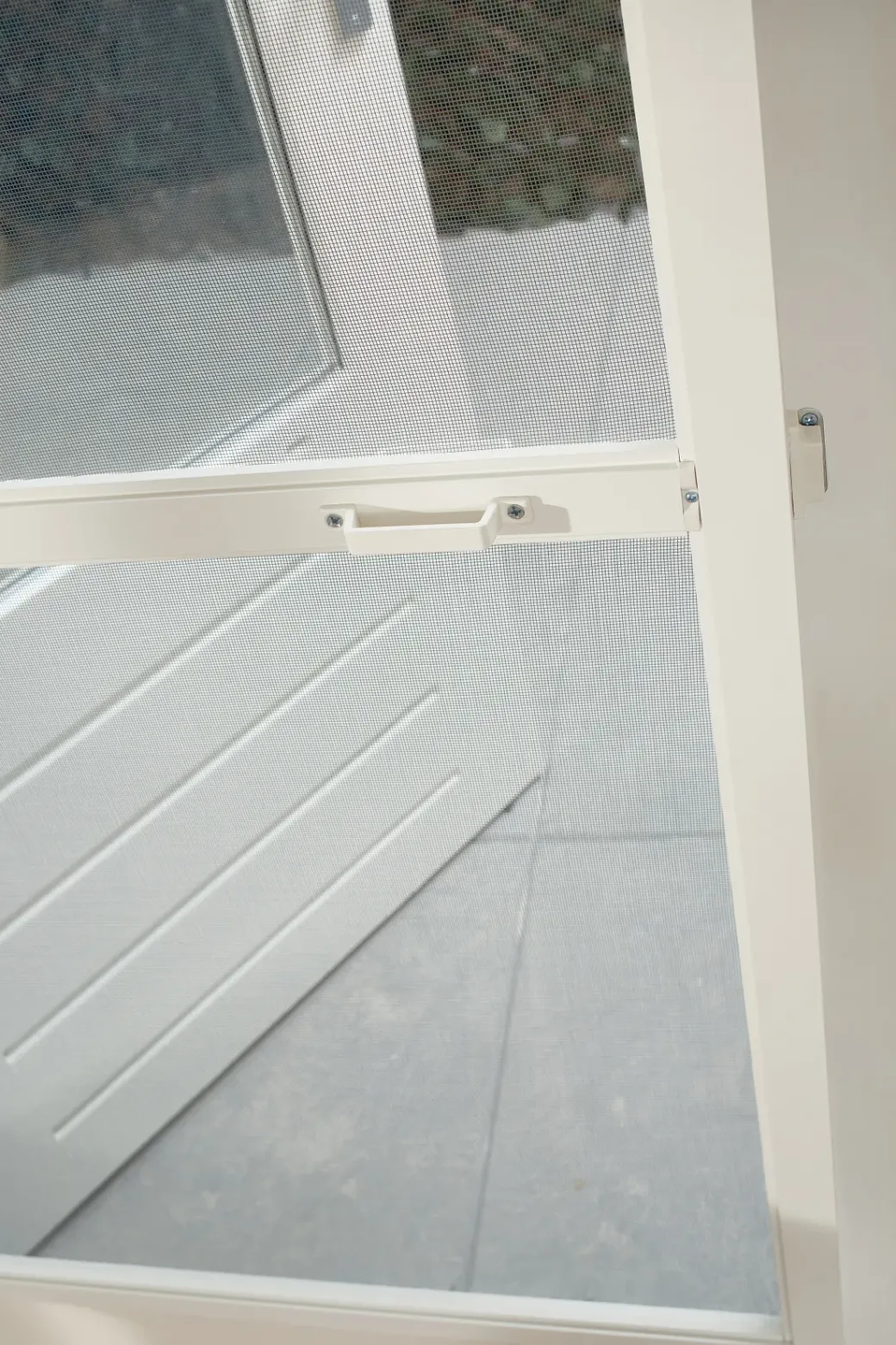 Brico Vliegendeuren-Cando Hordeur Premium - Magnetische Hordeur - Wit Profiel - Grijs Gaas - 100X235Cm