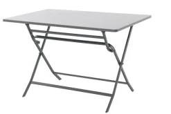 Brico Tuintafels-Central Park Bistrotafel Stacy Antraciet Staal 110X70Cm