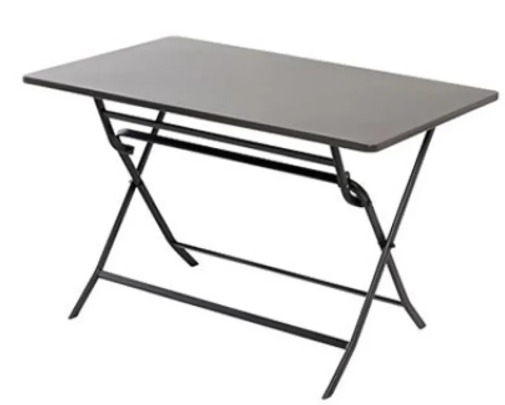 Brico Tuintafels-Central Park Bistrotafel Stacy Antraciet Staal 110X70Cm