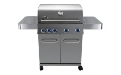 Brico Gasbarbecue-Central Park Gasbarbecue Pasadena Zilver 17Kw