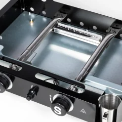 Brico Gasbarbecue-Central Park Gasbarbecue Bbq & Friends Plancha Zwart 5,3Kw 52X37,5Cm