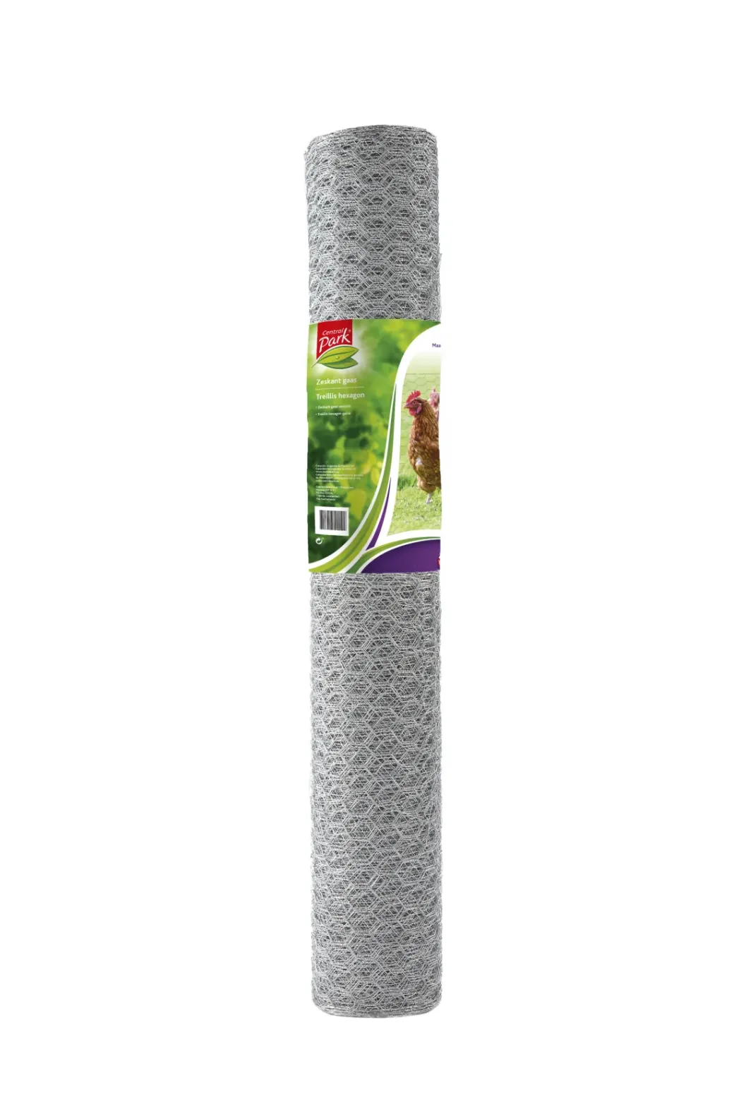 Brico Draadpanelen En Afrastering-Central Park Kippengaas Verzinkt 25 0,5X10M
