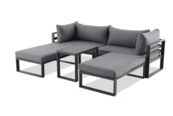 Brico Loungesets-Central Park Loungeset Napoli Aluminium