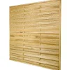 Central Park Schutting Grenen Recht 180X180Cm|Brico