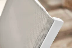 Brico Tuinstoelen-Central Park Tuinstoel Bonifacio Stapelbaar Aluminium/Textileen Taupe