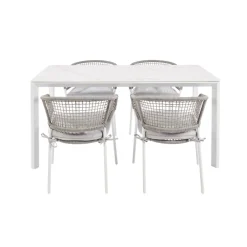 Brico Tuinstoelen-Central Park Tuinstoel Ciotat Aluminium/Wicker 60X61X74Cm