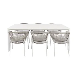 Brico Tuinstoelen-Central Park Tuinstoel Ciotat Aluminium/Wicker 60X61X74Cm
