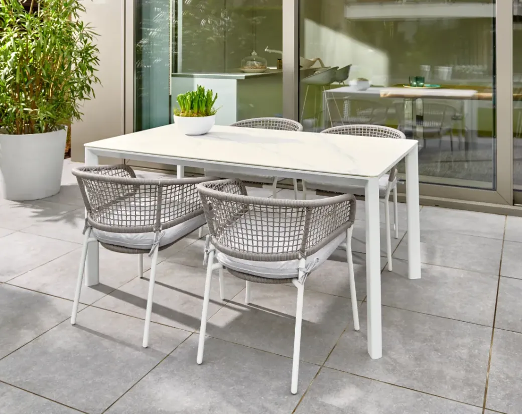 Brico Tuinstoelen-Central Park Tuinstoel Ciotat Aluminium/Wicker 60X61X74Cm