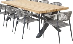 Brico Tuinstoelen-Central Park Tuinstoel Collioure Aluminiuim/Wicker 60X56,5X78Cm