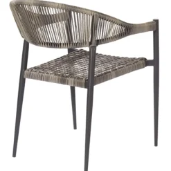 Brico Tuinstoelen-Central Park Tuinstoel Collioure Aluminiuim/Wicker 60X56,5X78Cm