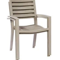 Brico Tuinstoelen-Central Park Tuinstoel Vina Aluminium Grijs