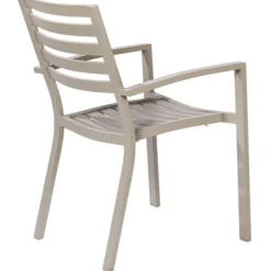 Brico Tuinstoelen-Central Park Tuinstoel Vina Aluminium Grijs