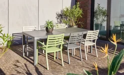 Brico Tuinstoelen-Central Park Tuinstoel Vina Aluminium Antraciet