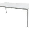 Brico Tuintafels-Central Park Tuintafel Ciotat Keramiek Glas/Aluminium Verstelbare Poten 205X100X75Cm