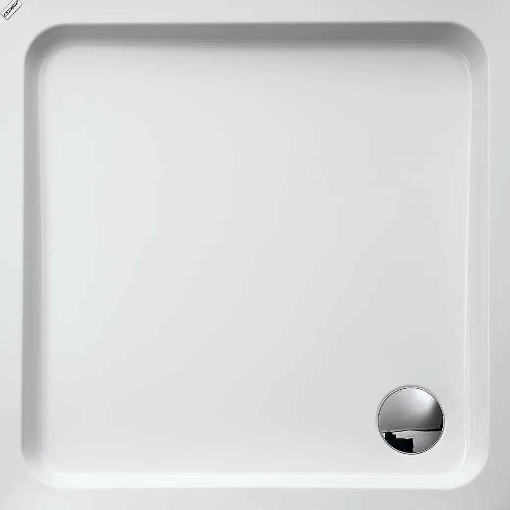Ceravid Bathline Classic Acryl Douchebak 90X90X6Cm|Brico Hot