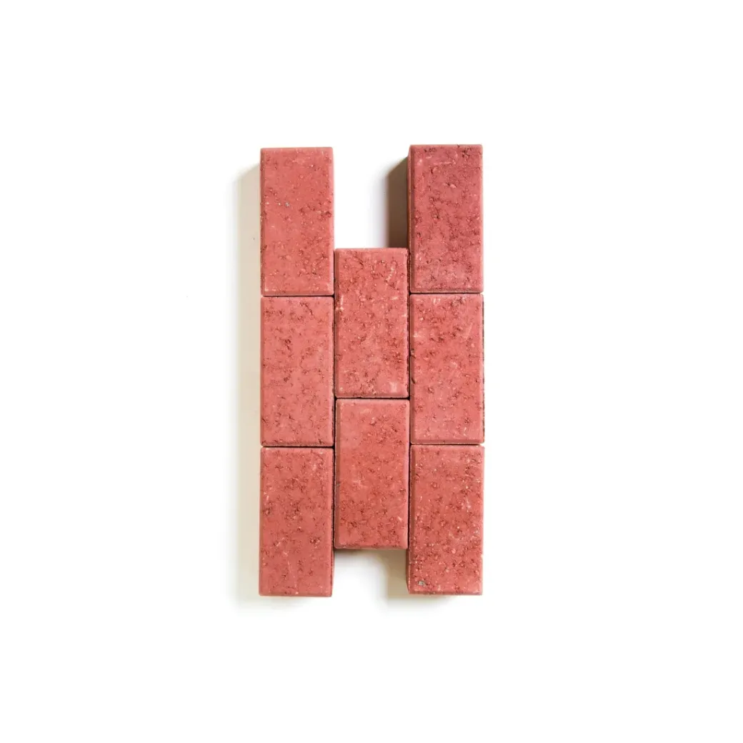 Brico Betontegels-Coeck Betonkeien Rood 22X11X7Cm Velling 3,5/5,5 Benor