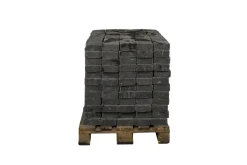 Brico Stenen En Klinkers-Coeck Kassei Zwart Getrommeld 15X15X6Cm 420 Stuks + Palet 3004837