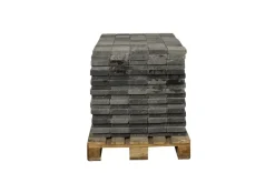 Brico Stenen En Klinkers-Coeck Kassei Zwart-Grijs Getrommeld 15X15X4Cm 630 Stuks + Palet 3004837