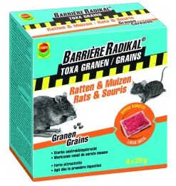 Brico Ongediertebestrijding-Compo Anti-Muizen En Ratten Granen Barriere Radikal Toxa 150G