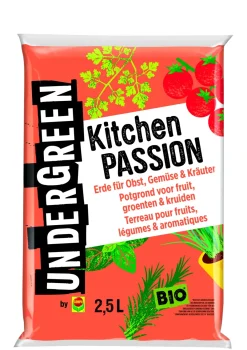 Brico Potgrond-Compo Undergreen Kitchen Passion Bio Potgrond Fruit, Groenten & Kruiden 2,5L
