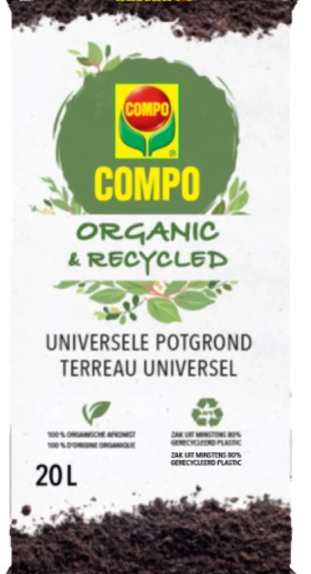 Brico Potgrond-Compo Universele Potgrond Organic & Recycled 20L