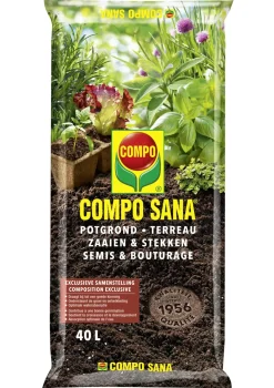 Brico Potgrond-Compo Zaai- En Maaigrond Sana 40L