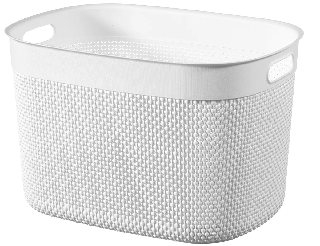 Curver Filo Mand Xl 30L Wit|Brico Hot