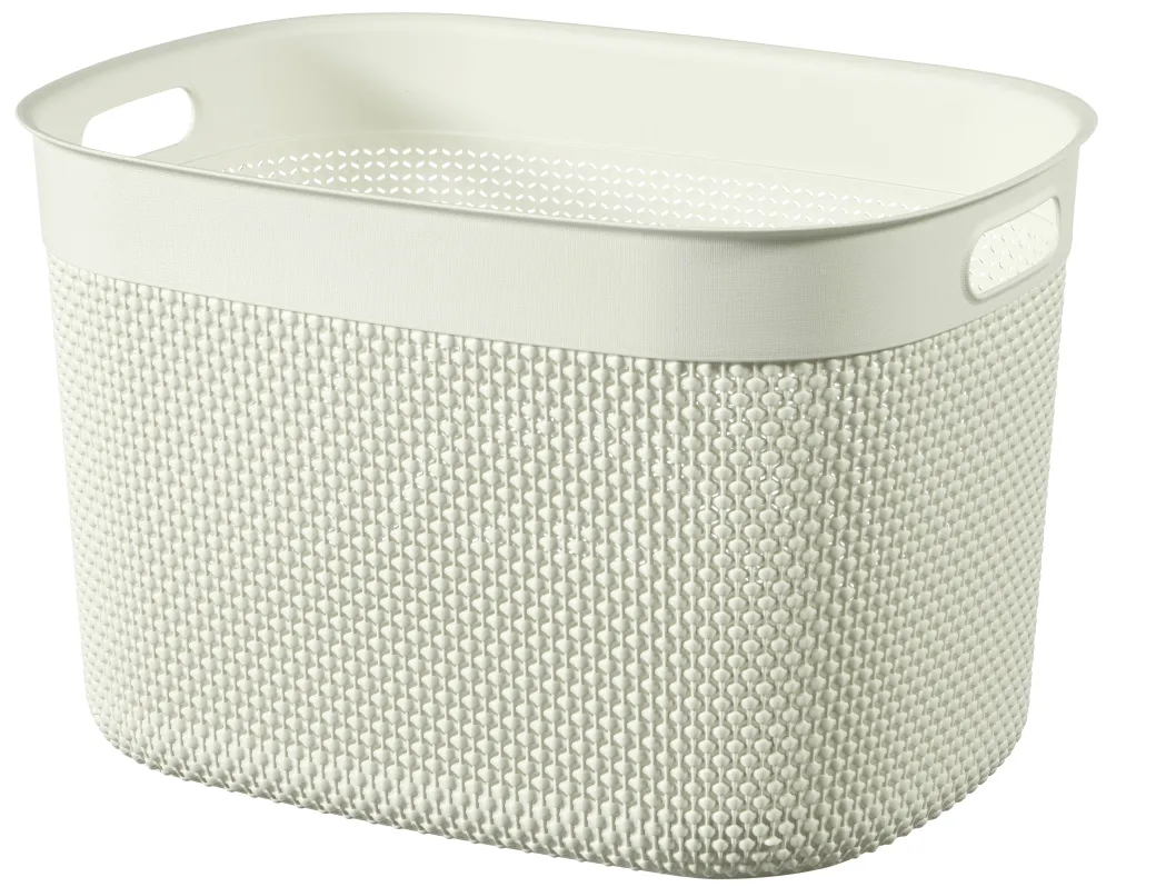 Curver Filo Mand Xl 30L Wit|Brico Hot