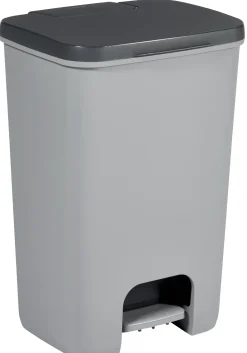 Curver Pedaalemmer Essentials Lichtgrijs Antraciet 40L|Brico