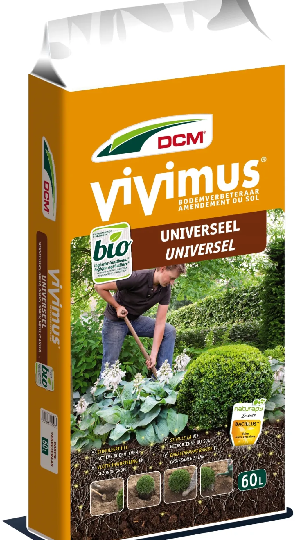 Brico Potgrond-Dcm Bodemverbeteraar Vivimus Uni 60L