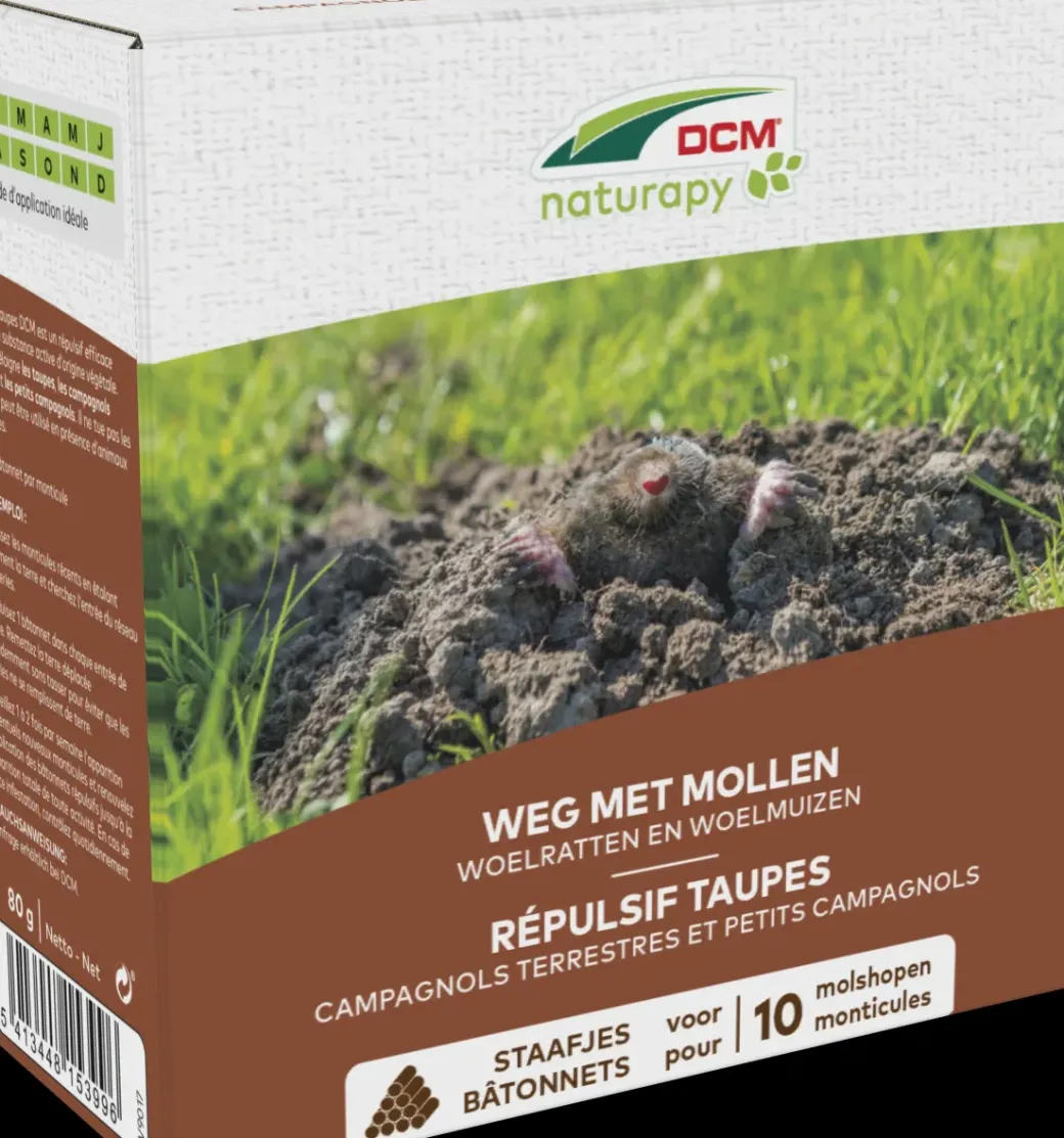 Brico Ongediertebestrijding-Dcm Mollenafweermiddel Stokken 10Stk