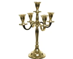 Decoris Kandelaar 29.5Cm Goud|Brico New