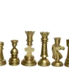 Decoris Kandelaar Schaak Polyresin Goud 24,5Cm|Brico