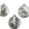 Decoris Kerstbal Sneeuw Glas O8Cm Diversen|Brico Outlet