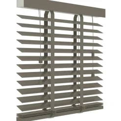 Brico Jaloezieen-Decosol 946 Horizontale Jaloezie Hout Taupe 100X130Cm