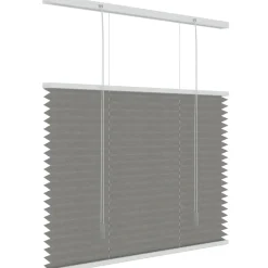 Brico Plissegordijnen-Decosol 6012 Plissegordijn Lichtdoorlatend Grijs 120X180Cm