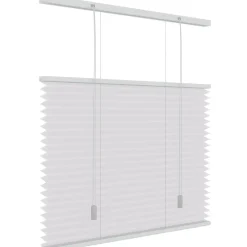 Brico Plissegordijnen-Decosol 6010 Plissegordijn Lichtdoorlatend Wit 120X180Cm