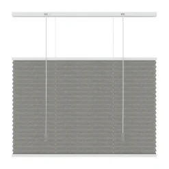 Brico Plissegordijnen-Decosol 6012 Plissegordijn Lichtdoorlatend Grijs 80X180Cm