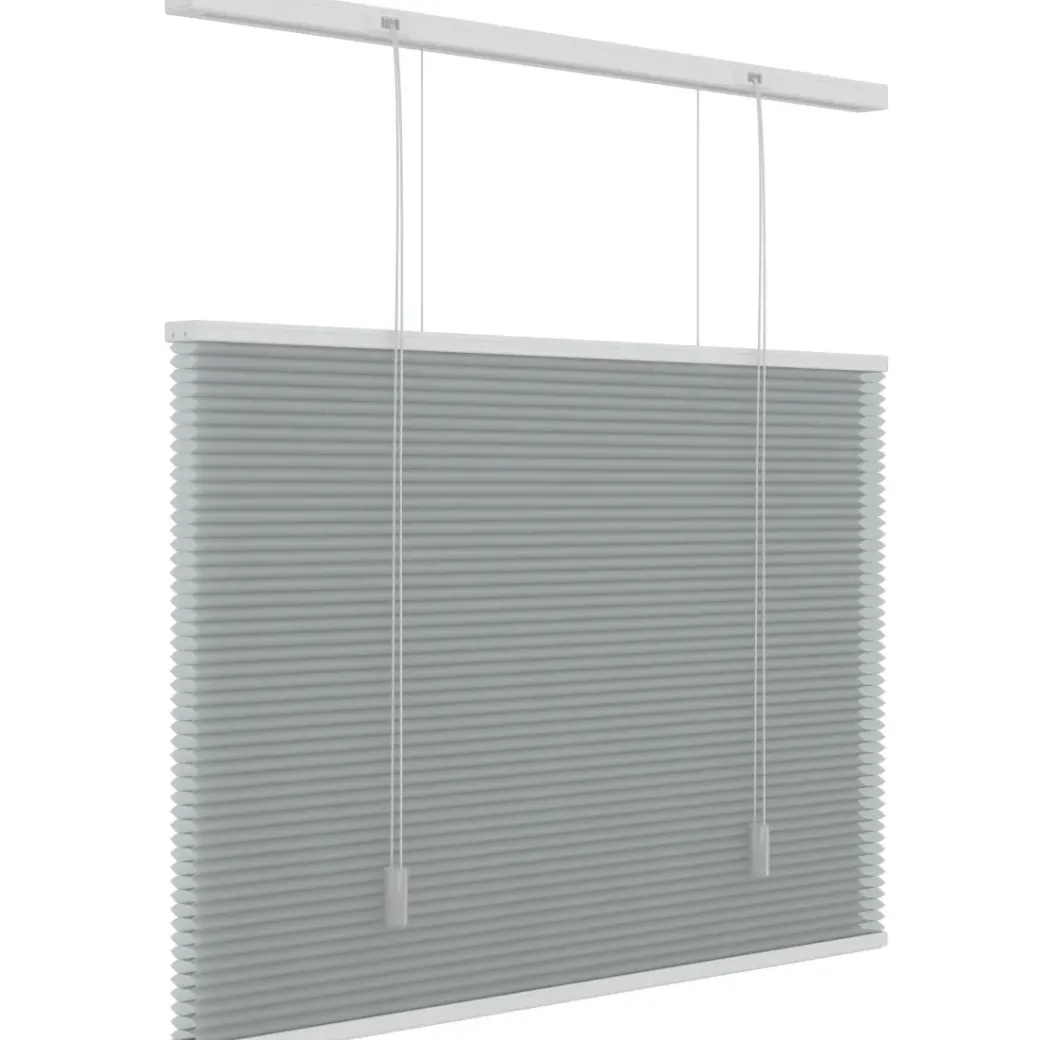 Brico Isolerende Raamdecoratie-Decosol 6018 Plissegordijn Verduisterend Lichtgrijs 160X180Cm