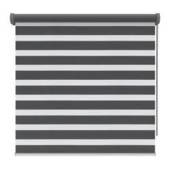 Brico Duo Rolgordijn-Decosol 4502 Roljaloezie Deluxe Lichtdoorlatend Antraciet 90X160Cm