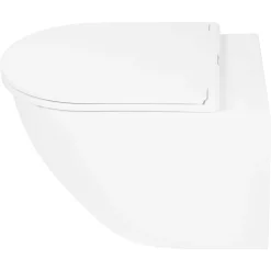Differenz Hangtoilet Mat Wit |Soft-Close & Quick Release Toiletzitting | Randloos Toiletpot|Brico Best