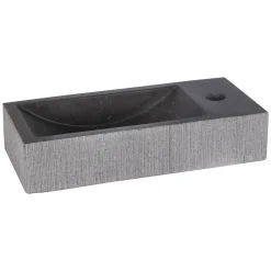 Differnz Fontein Ribble Natuursteen Zwart 38Cm|Brico Hot