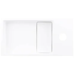 Differnz Fontein 36X185X9Cm Solid Surface Wit|Brico Sale