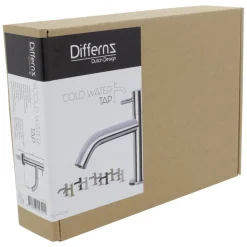 Differnz Fonteinkraan Mix&Match Gebogen Chroom Mat|Brico Discount