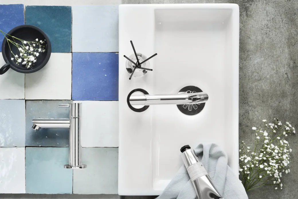 Differnz Fonteinkraan Mix&Match Recht Chroom|Brico Online