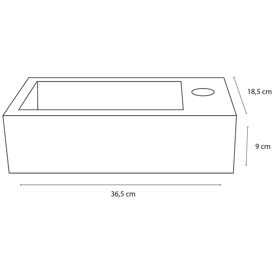 Differnz Fonteinset Jukon Beton Grijs 38,5Cm|Brico Clearance