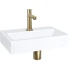 Differnz Fonteinset Mix&Match Flat Keramiek Recht Mat Goud|Brico